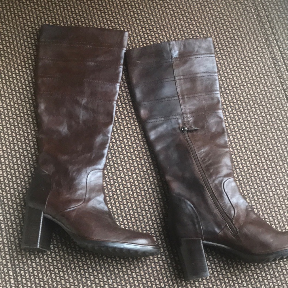 Alberto fermani dark brown boots