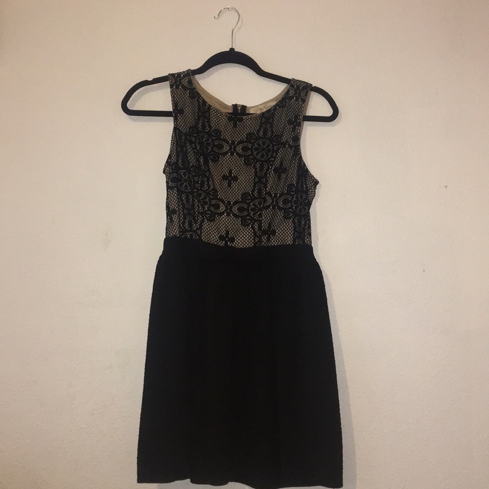 Black and Tan dress.