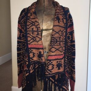 Fringe cardigan