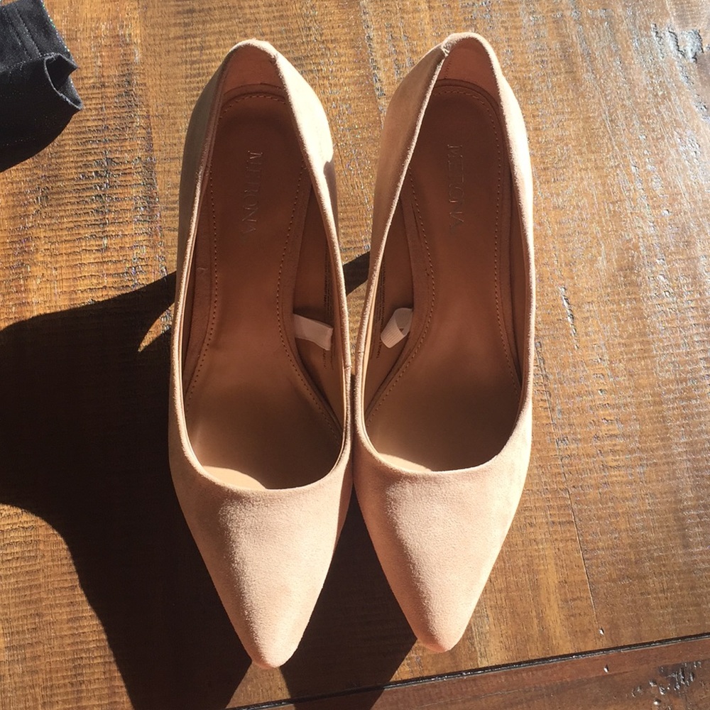 Business casual nude heels