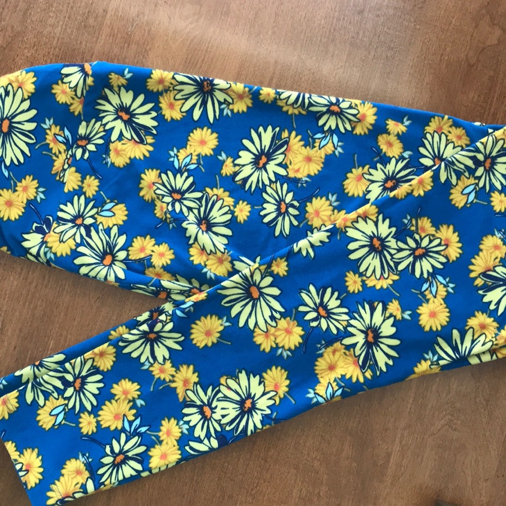 LuLaRoe OS Sunflower Leggings