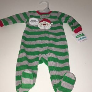 Carters Newborn Santa Onesie. New with tags