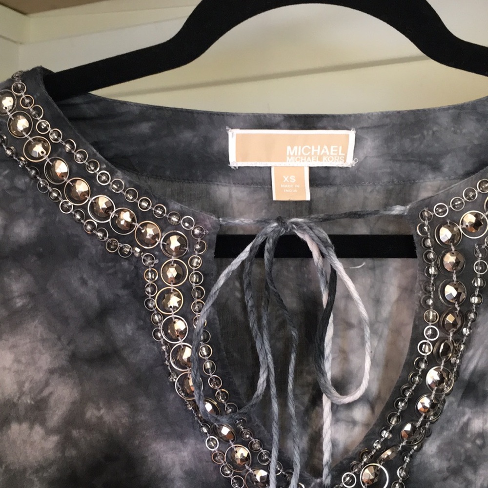 Beaded Micheal Kors Top