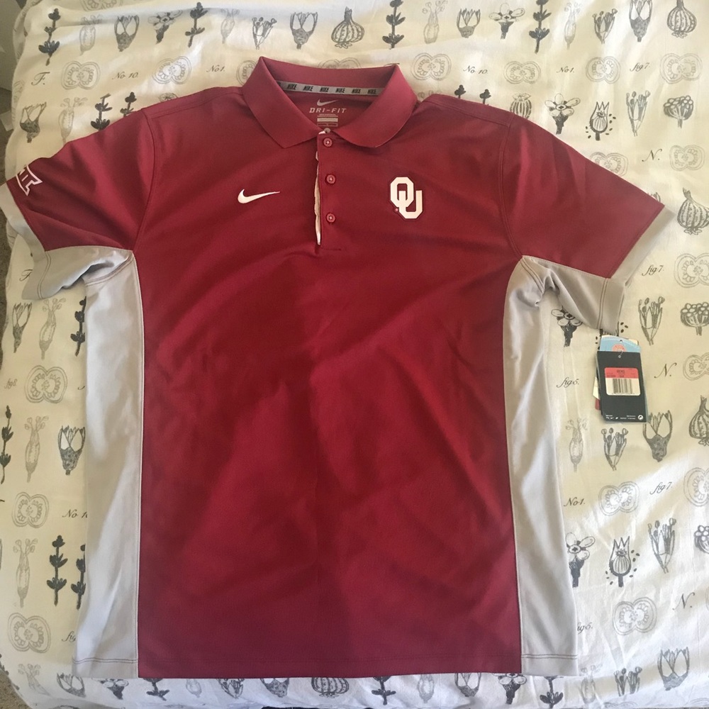 Collegiate Nike university of Oklahoma Polo