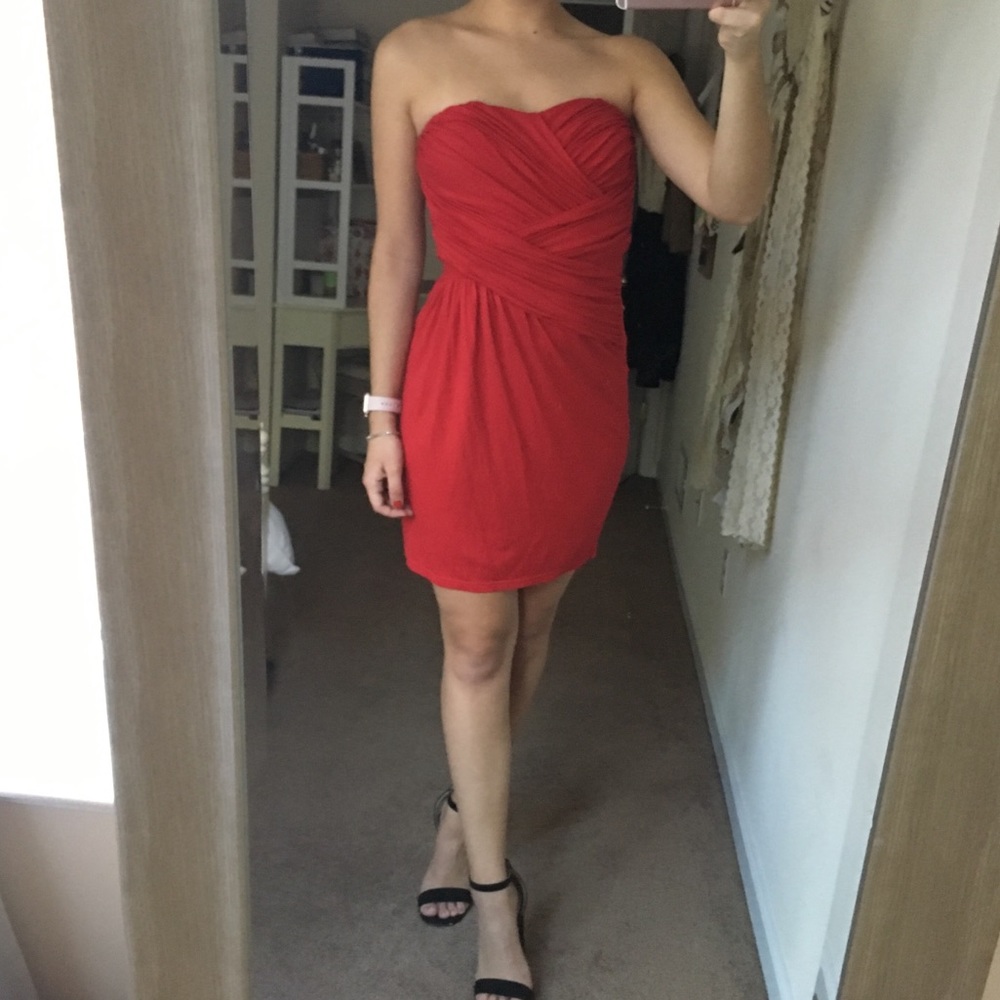 Express Red Dress - Picture 3 of 4