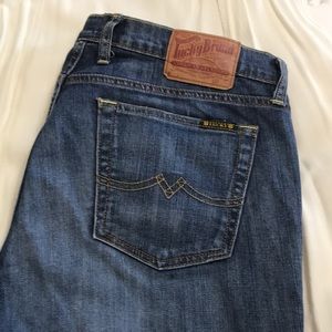 Lucky Brand Boyfriend Cropped Jeans