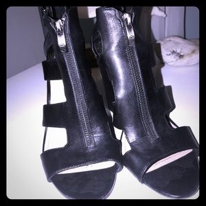 Vince Camuto Leather Block Heels