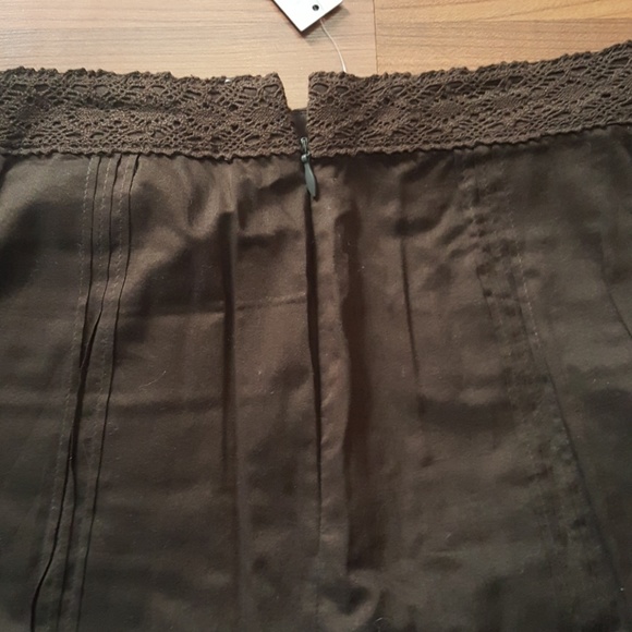 Antonio Melani Chocolate brown peasant skirt - Picture 5 of 7