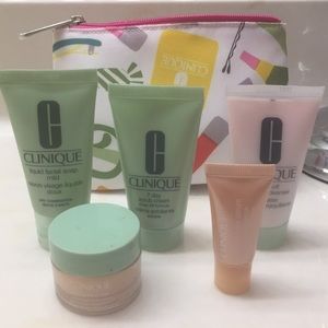 Clinique Skincare and Makeup Bag Bundle