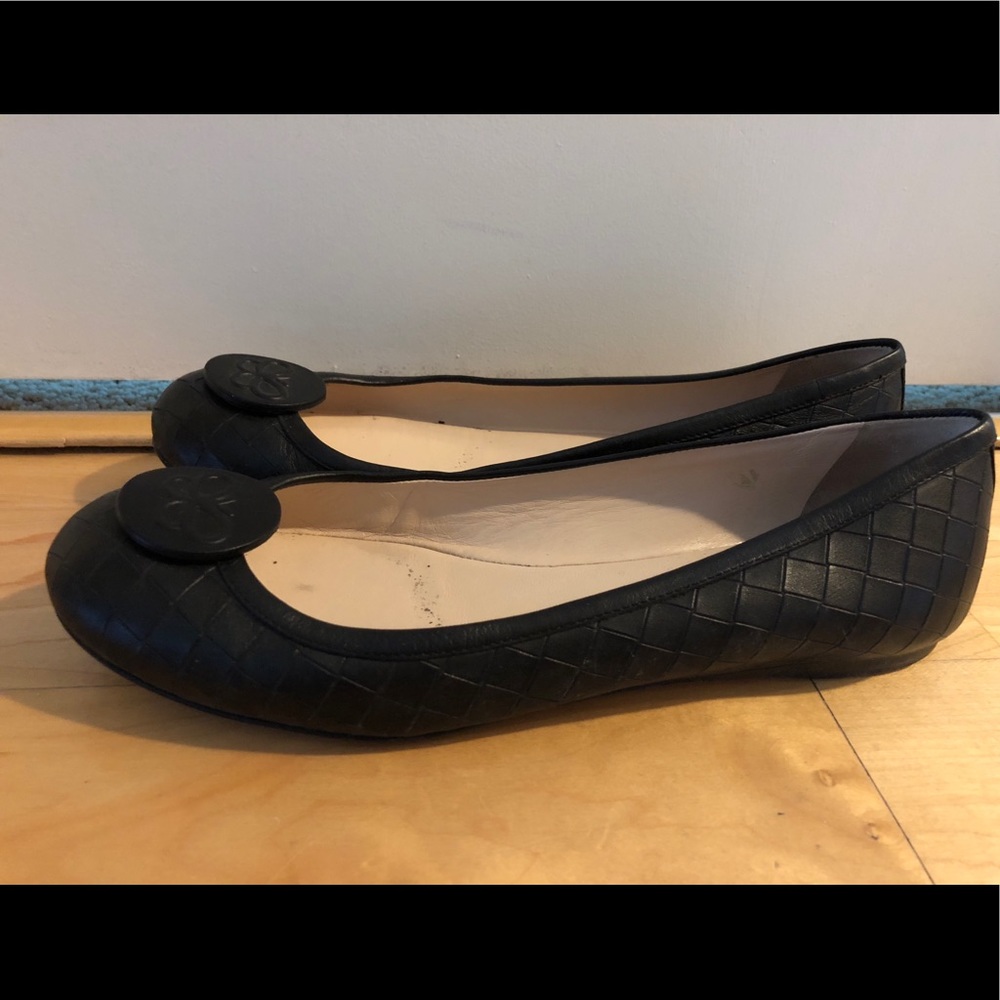 Bottega Veneta black butterfly ballerina flats