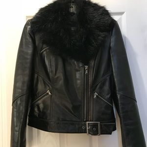 Women’s Express Leather Moto Jacket