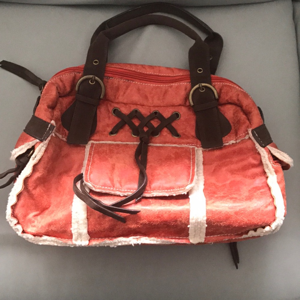 PRICE DROP 🎉 Orange and brown bag