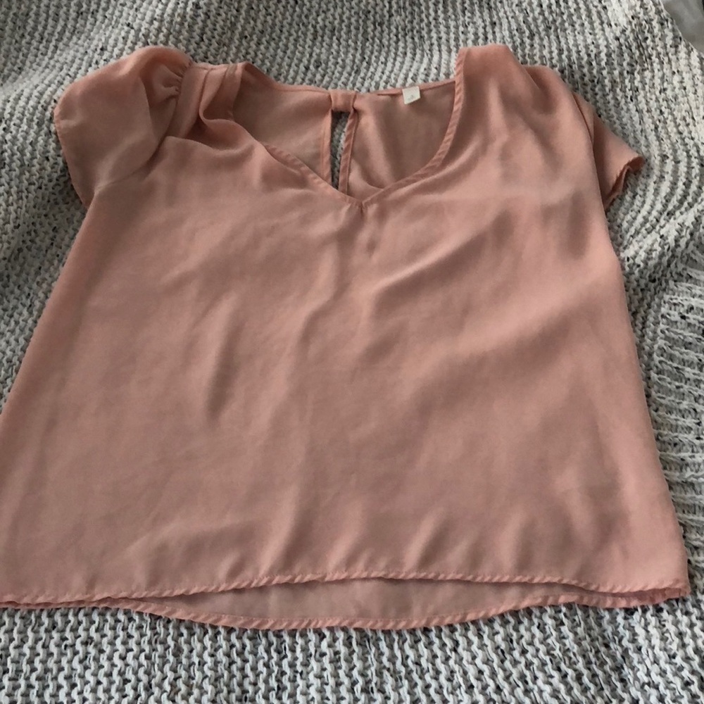 Boutique dusty pink top