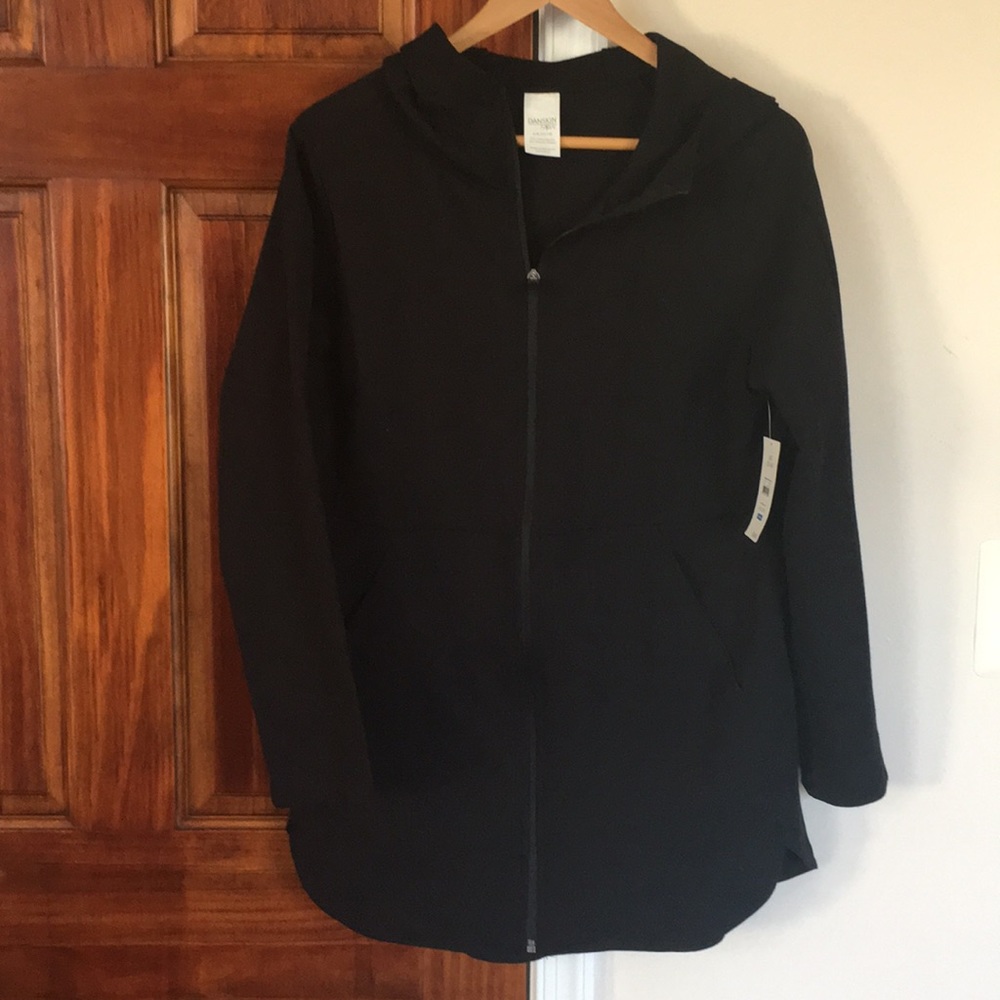 Athletic hooded jacket