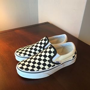Van's Classic Checkerboard Slip-On Shoes