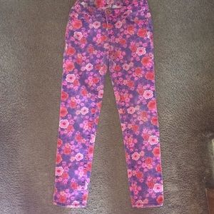 Super Cute Floral Skinny Jeans