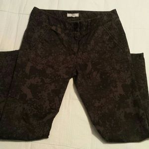 Loft skinny floral camo pants