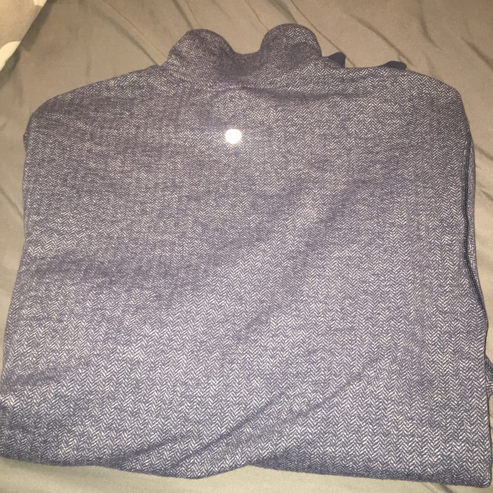 Men’s Lululemon Navy Herringbone zip up