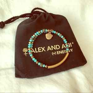 Alex and Ani - Vintage Sixty-Six - Turquoise/Gold
