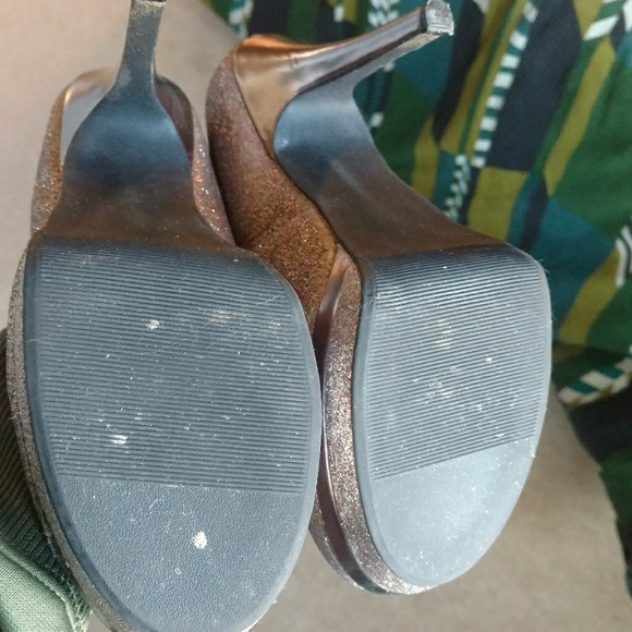 Baby Phat Pewter/multi glittered platform - Picture 4 of 7