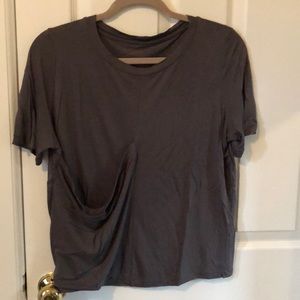 Gray Kate Spade Saturday T-Shirt with Deep Pocket
