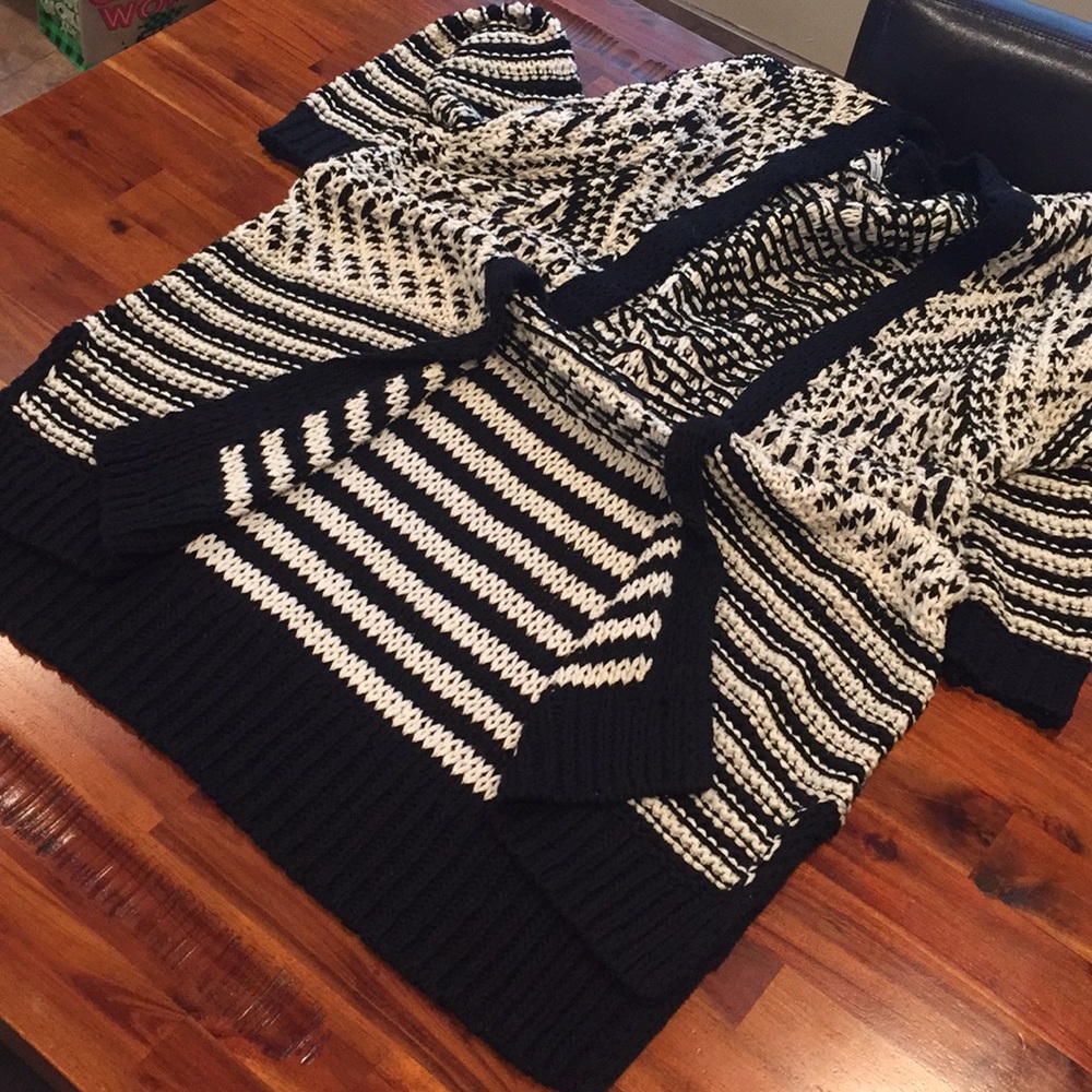 Black & White Cardigan