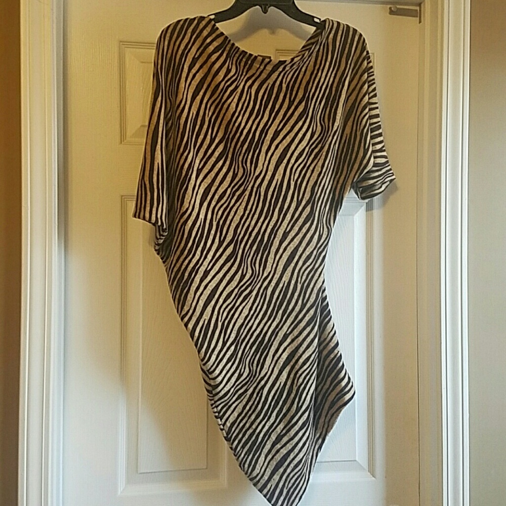 Boutique brand animal print top