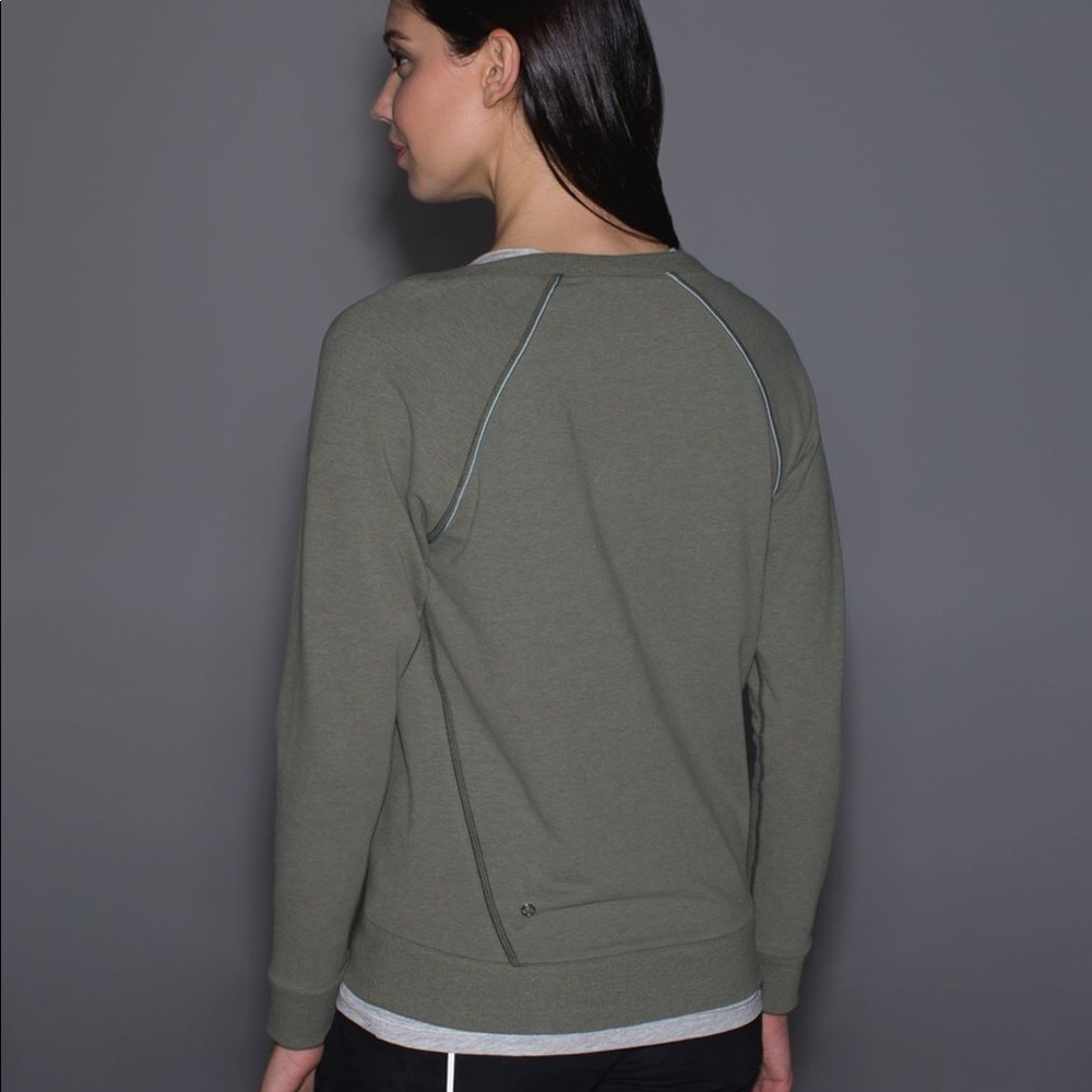 Crew Love Pullover Heathered Fatigue Fog