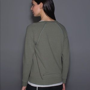 Crew Love Pullover Heathered Fatigue Fog