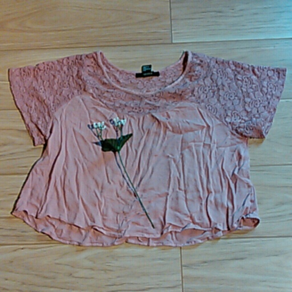 Rose Lace Crop - Picture 4 of 4