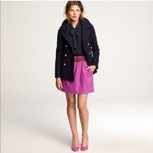 J. Crew wool city mini in fucia