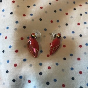 Kate Spade parrot studs