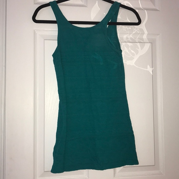 Teal lace tank - Picture 2 of 2