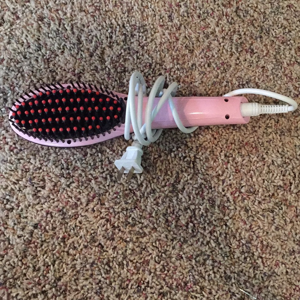 Fast hair Straightening Brush