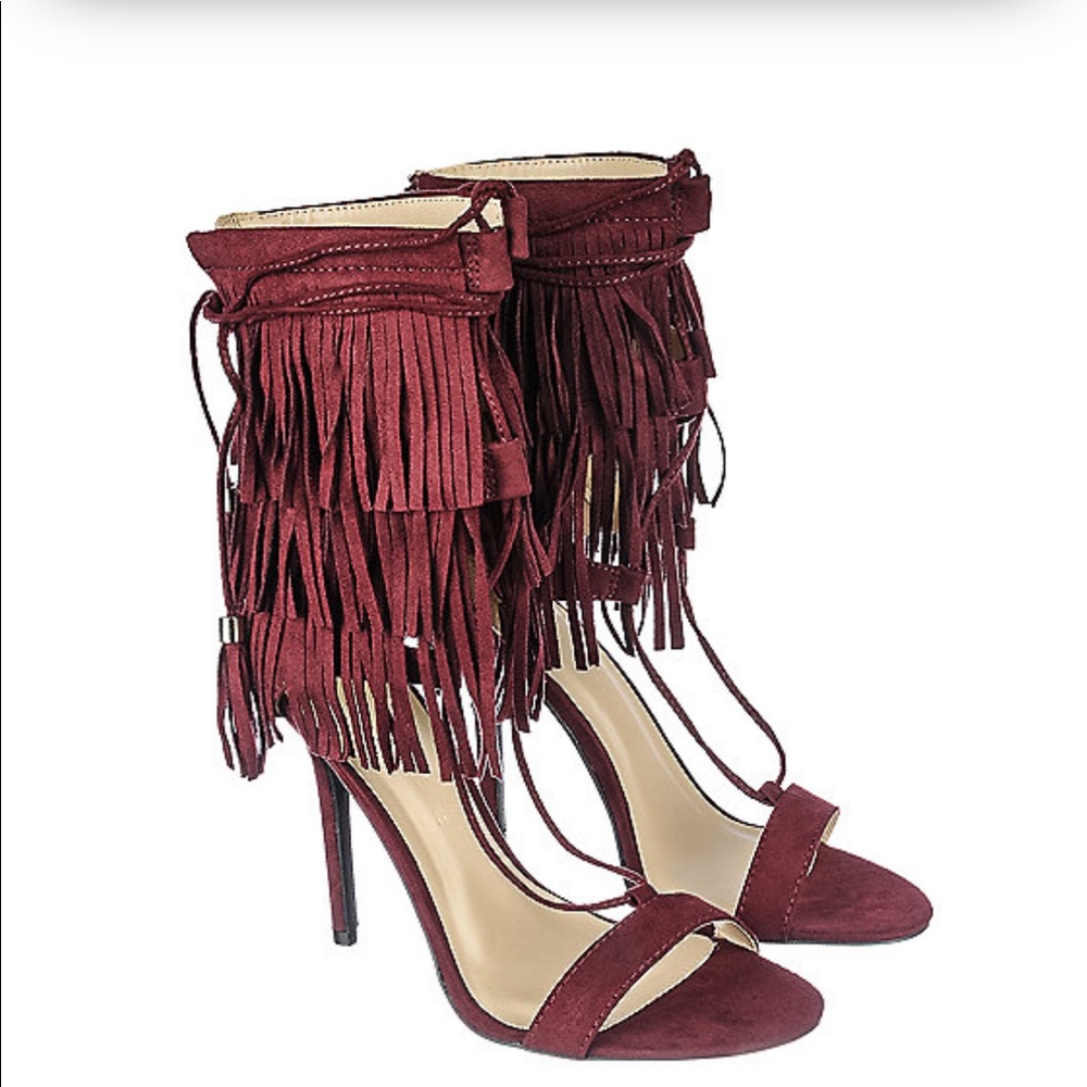 Fringed Heels