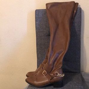 SIZE 8.5 THIGH HIGH BOOT WITH STRETCH