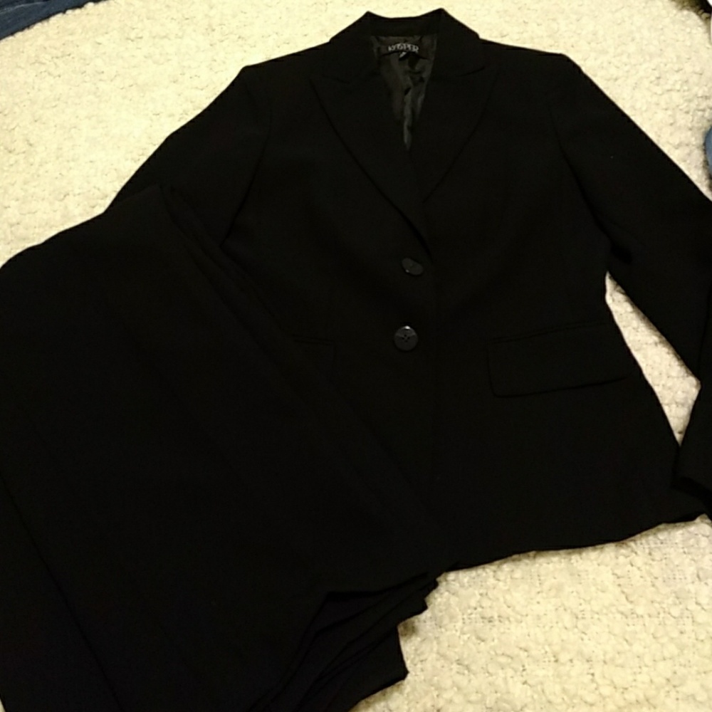 Kasper black suit