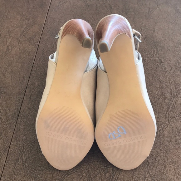 Franco Sarto,  size 7, peep toe - Picture 3 of 4