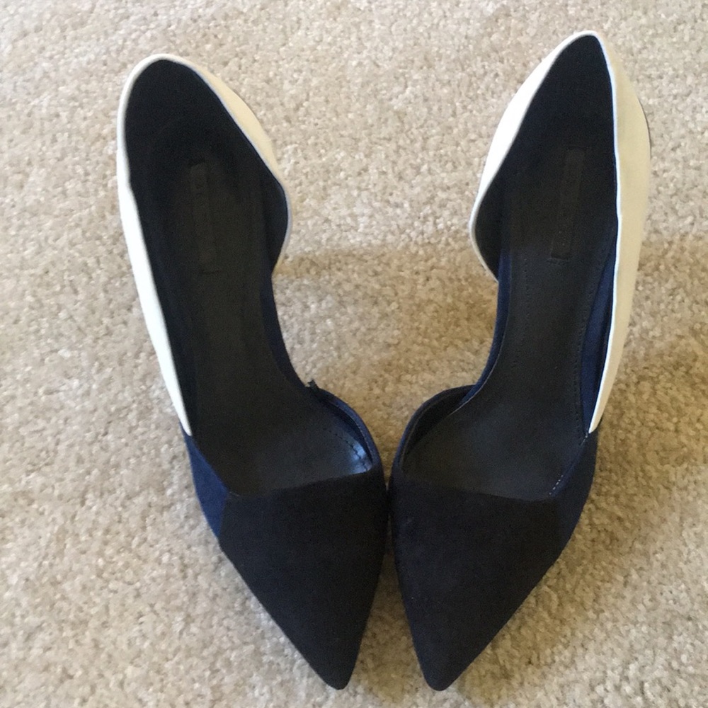 Tri-tone arch cut-out Zara pumps