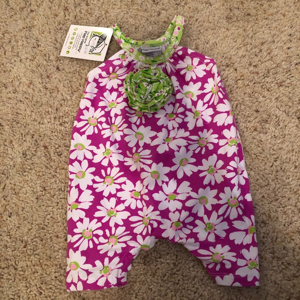 Baby girl 6m UPF 50+ protection Romper