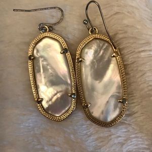 Pearl Kendra Scott Earrings