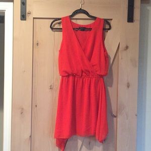Sassy Red Bebe Dress