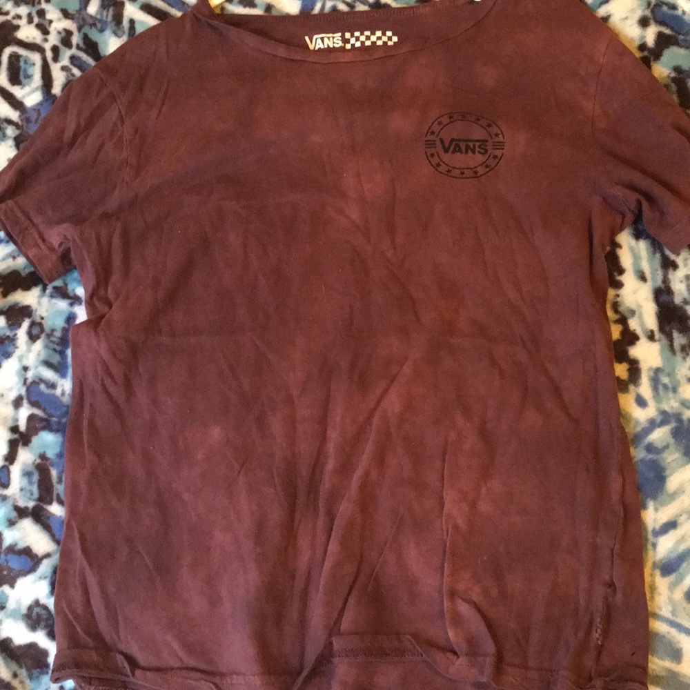 Vans Purple Tie Dye top