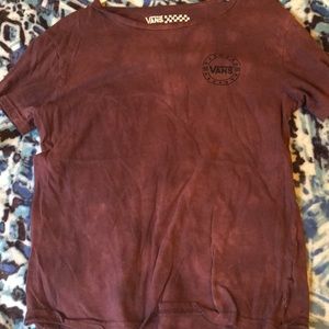 Vans Purple Tie Dye top