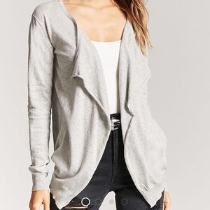 Gray cardigan