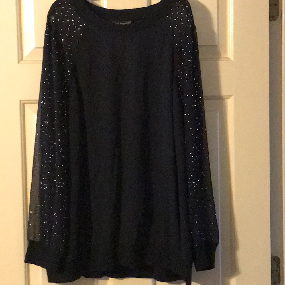 Lane Bryant Sequin Long Sleeve Shirt😍😍