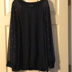 Lane Bryant Sequin Long Sleeve Shirt😍😍