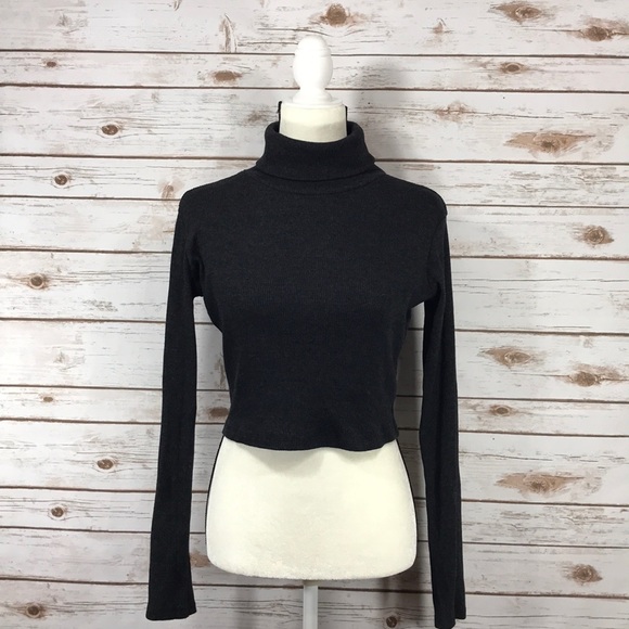 Zara super cropped turtleneck Clearance