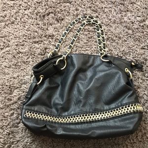 Black/ gold purse