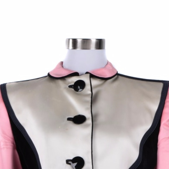 VINTAGE SAINT LAURENT Rive Gauche Jacket, Pink - Picture 7 of 8
